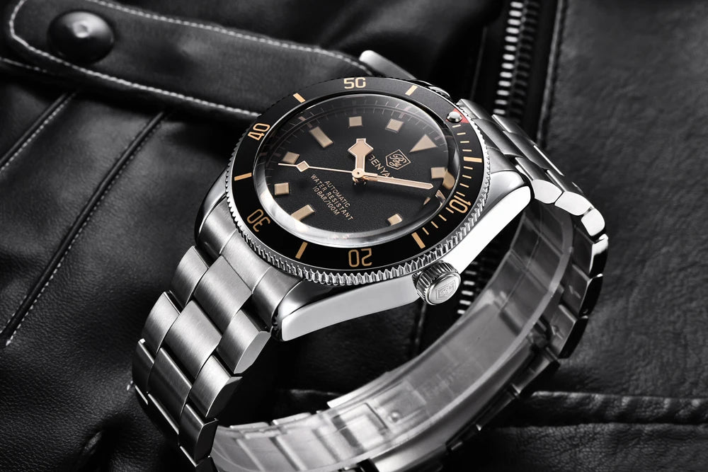 BENYAR men's watch, automatic mechanical, sporty.