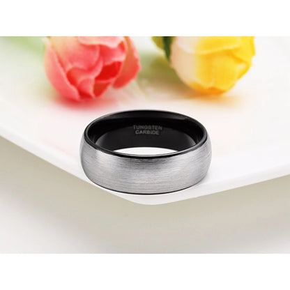 Classic brushed Tigregrade men's ring.