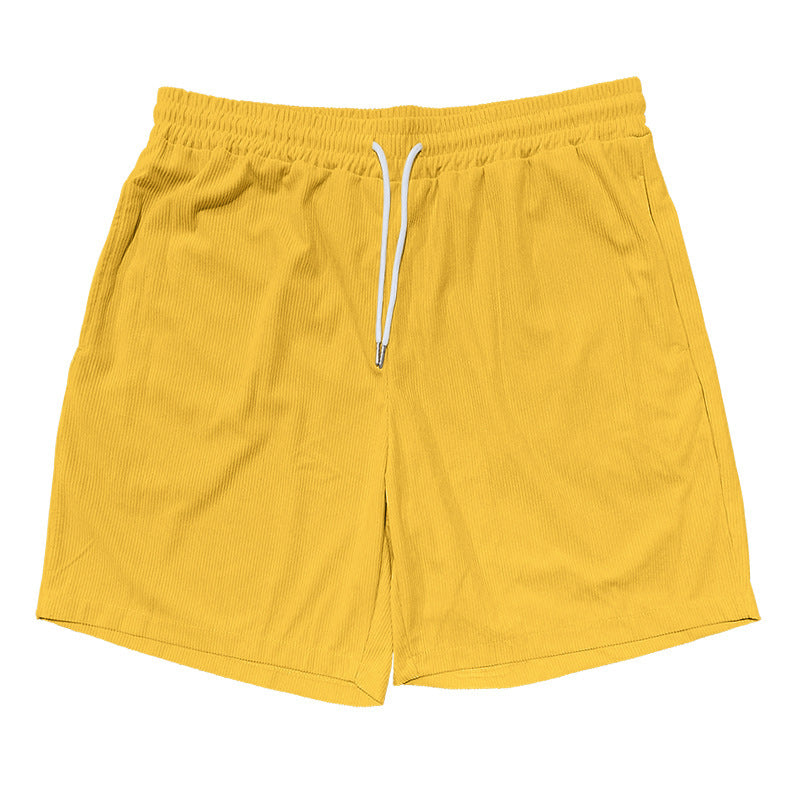 Ladiguard men's casual corduroy shorts