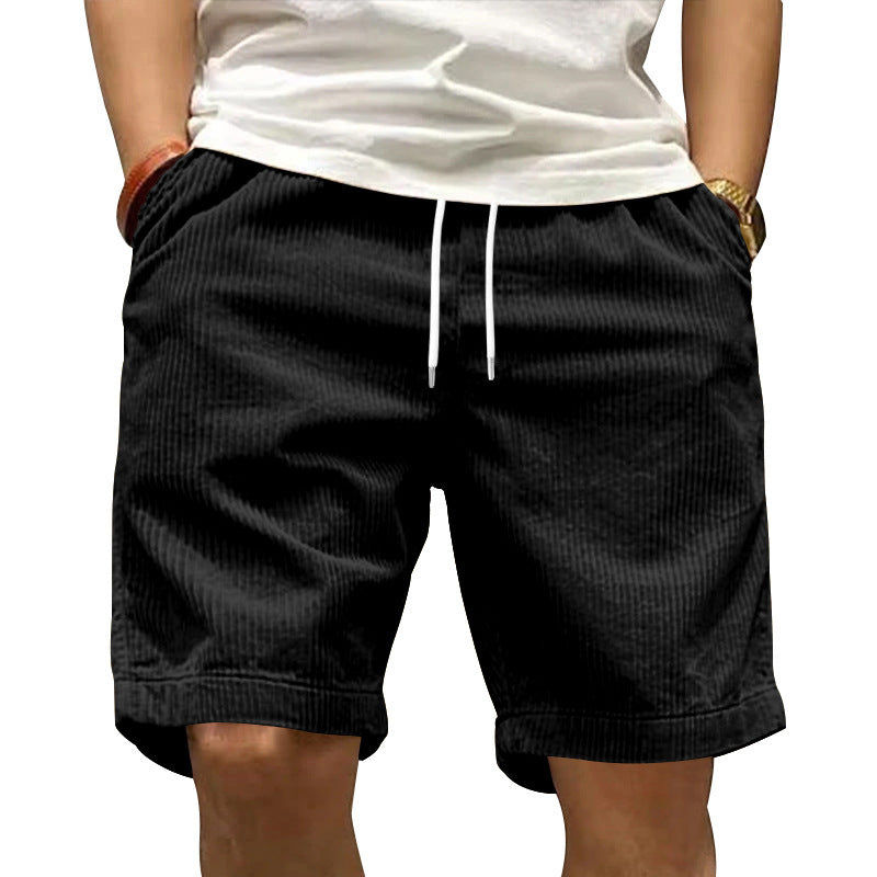 Ladiguard men's casual corduroy shorts