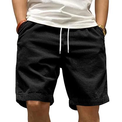 Ladiguard men's casual corduroy shorts