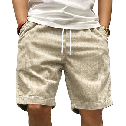 Ladiguard men's casual corduroy shorts