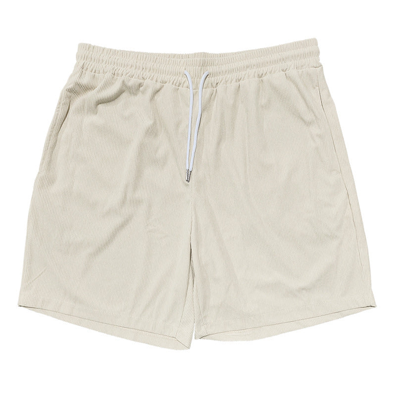 Ladiguard men's casual corduroy shorts