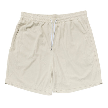 Ladiguard men's casual corduroy shorts