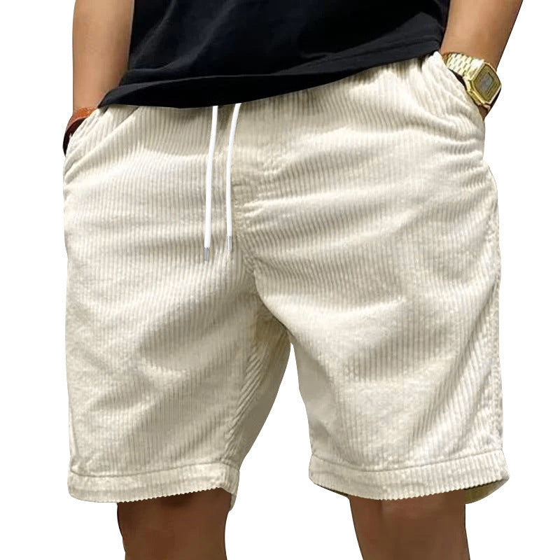 Ladiguard men's casual corduroy shorts