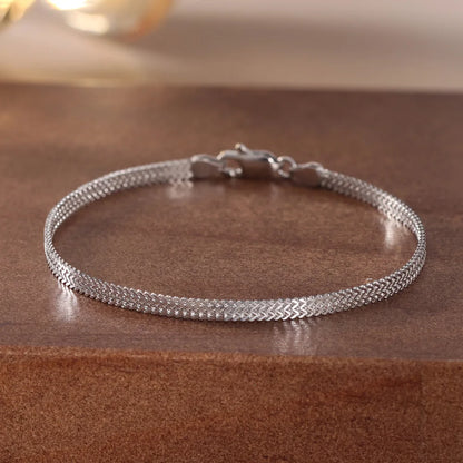 Rinntin bracelet in high-quality 925 sterling silver, for everyday wear.