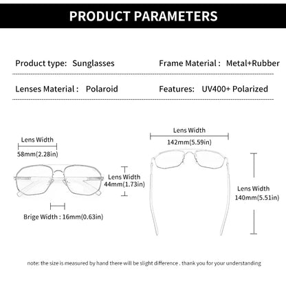 Classic sunglasses, UV protection, and sophisticated design for driving.