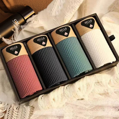 Set of 4 Ice Silk Boxer Briefs, Thin and Cool