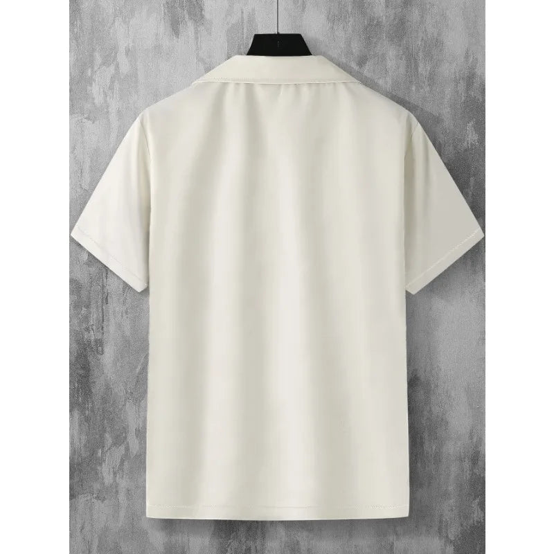 Shirt with an angel print, loose and casual fit, ideal for summer.