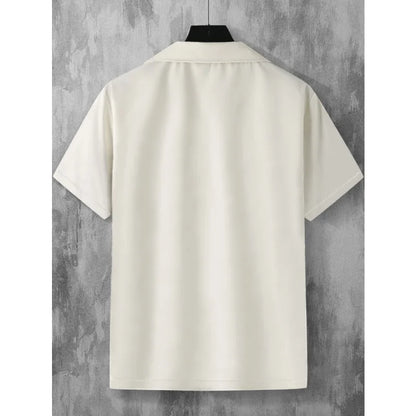 Shirt with an angel print, loose and casual fit, ideal for summer.