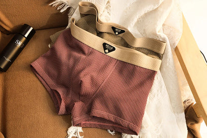 Set of 4 Ice Silk Boxer Briefs, Thin and Cool