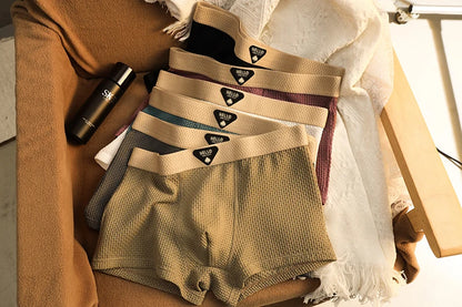 Set of 4 Ice Silk Boxer Briefs, Thin and Cool